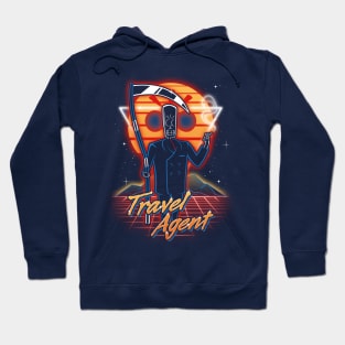 Retro Travel Agent Hoodie